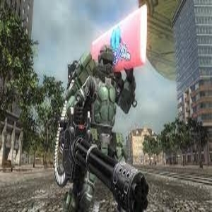 EARTH DEFENSE FORCE 5 – Fencer Weapon: Happy Body Pillow Switch 2