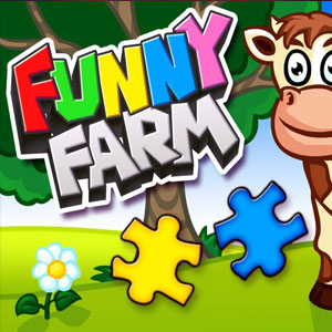 Funny Farm Animal Jigsaw Puzzle Game for Kids & Toddlers Switch