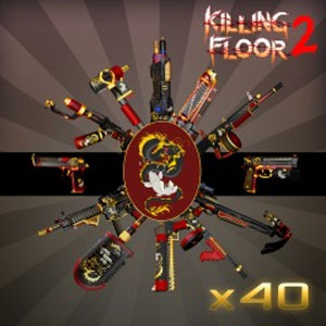 Killing Floor 2 Dragon & Koi Complete Weapon Skin Set Xbox Series
