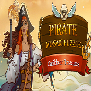 Pirate Mosaic Puzzle Caribbean Treasures