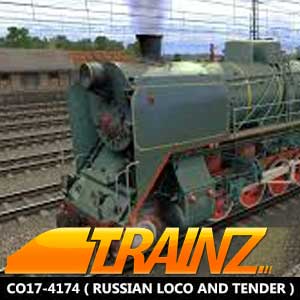 Trainz A New Era CO17-4174 Russian Loco & Tender