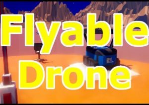 Away From Earth Mars Flyable Drone