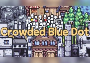 Crowded Blue Dot