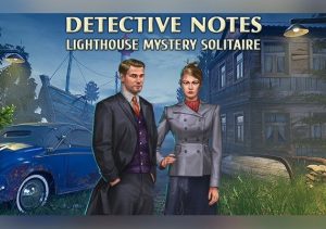 Detective notes Lighthouse Mystery Solitaire