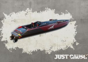 Just Cause 3 Mini-Gun Racing Boat