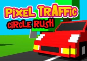 Pixel Traffic Circle Rush