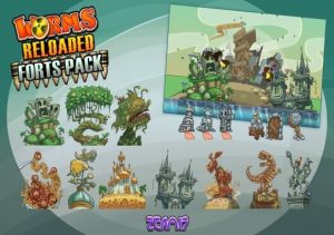 Worms Reloaded Forts Pack