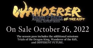Stranger of Paradise Final Fantasy Origin Wanderer of the Rift DLC
