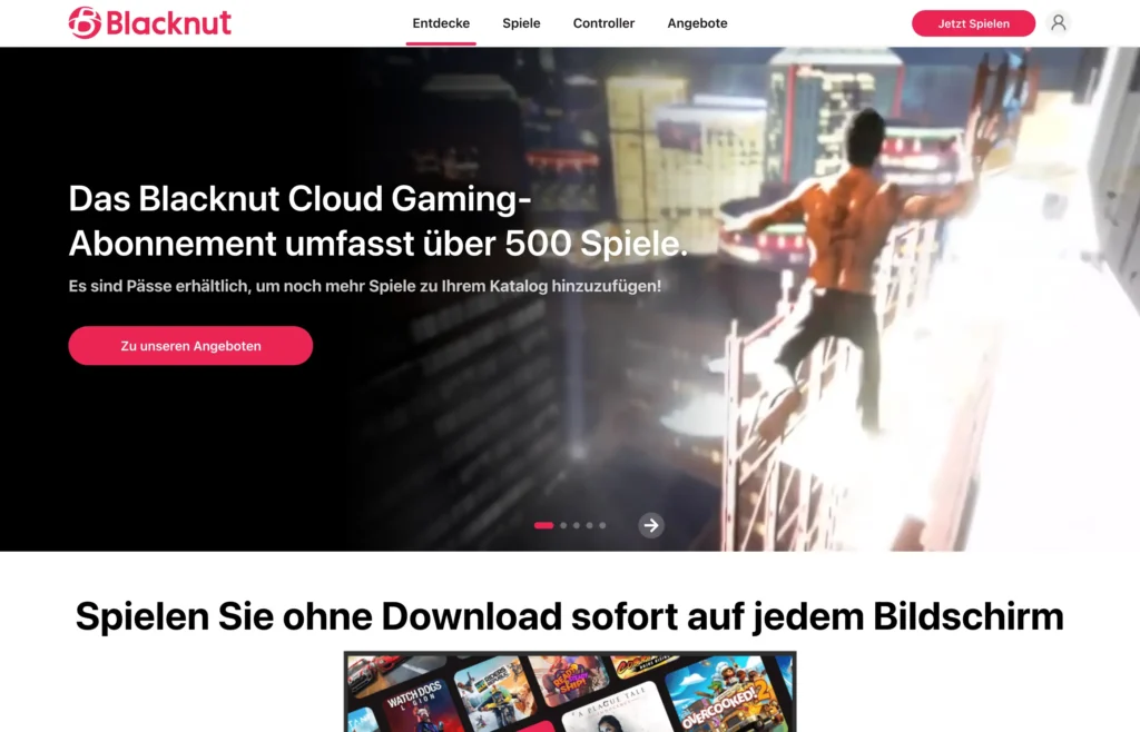 blacknut cloud gaming anbieter