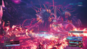 Final Fantasy VII Revelation – Gameplay-Screenshot aus dem Whirlwind Maze