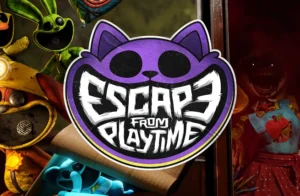 Escape from Playtime – offizielles Key Art mit Smiling Critters