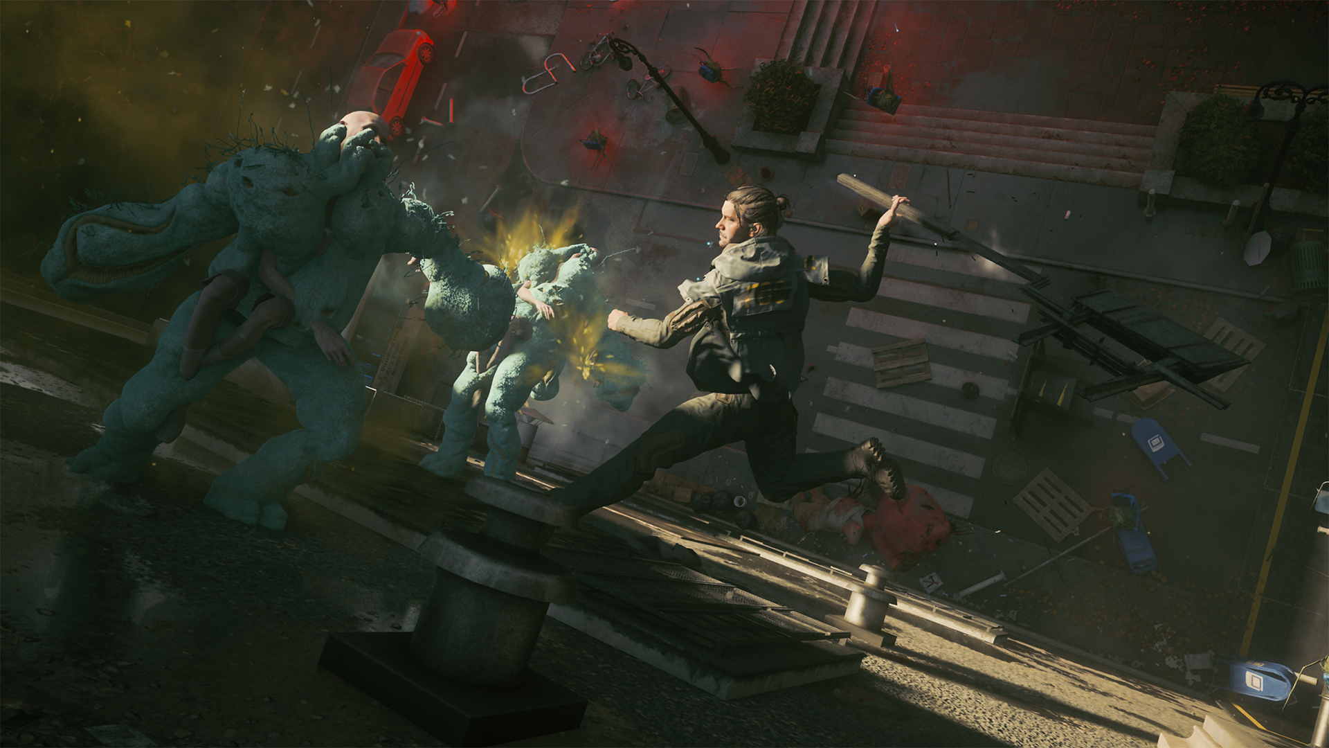 CONTROL Resonant im Testspiegel: Das sagt die deutsche Presse zum Remedy-Nachfolger 3 CONTROL Resonant – offizieller Gameplay-Screenshot mit verzerrter Schwerkraft in Manhattan