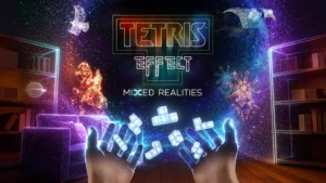 Tetris Effect: Mixed Realities – offizieller Screenshot der Mixed-Reality-Umgebung