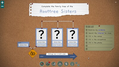 The Roottrees are Dead kommt am 5. November auf iPhone und iPad 1 The Roottrees are Dead – Stammbaum mit Hinweisen und Familienmitgliedern