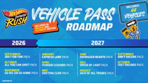 HOT WHEELS Infinite Rush - Vehicle Pass