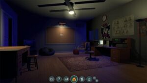 The Roottrees are Dead – offizieller Screenshot des virtuellen Ermittlungszimmers
