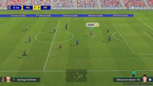 eFootball Kick-Off! – offizieller KONAMI-Screenshot aus einem 6-gegen-6-Spiel