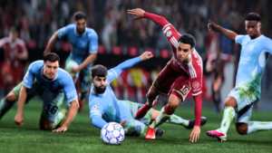 EA SPORTS FC 27 – Jamal Musiala im Champions-League-Spiel