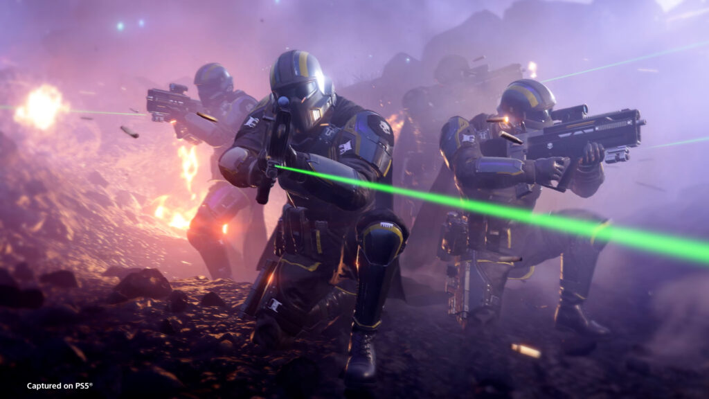 Helldivers 2 – Helldiver im Illuminate Void