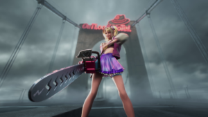 Juliet Starling mit Kettensäge in Lollipop Chainsaw 2 Back2Back