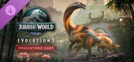 Jurassic World Evolution 3: Prehistoric East offizielles Steam-Key-Art