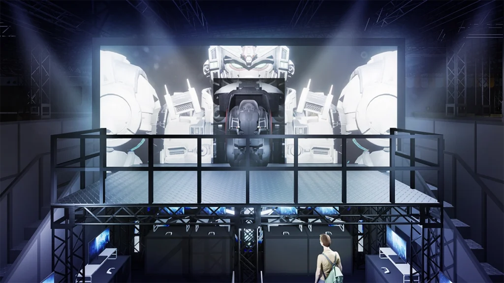 GUNDAM ROGUE ORBIT – spezielle TGS-2026-Demostation im Stil des Gundam-Helix-Cockpits