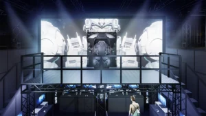 GUNDAM ROGUE ORBIT – spezielle TGS-2026-Demostation im Stil des Gundam-Helix-Cockpits