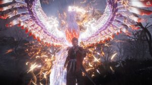 Wo Long 2: Wings of Ember – der Protagonist beschwört eine Phönix-Bestie im Kampf