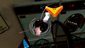 Arcade Paradise VR: Wäsche waschen im Waschsalon King Wash