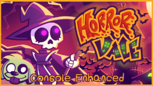 HorrorVale – offizielle Console Enhanced Spielgrafik mit Alice und Scruffy