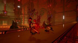 Ben and Ed – Blood Party: offizieller Screenshot eines Zombie-Hindernisparcours von Sluggerfly
