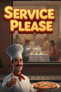 Service Please offizielles Steam-Hochformatcover