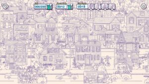 Offizieller Gameplay-Screenshot 1 aus Hidden Cats in Spooky Town