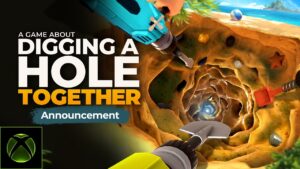 A Game About Digging A Hole Together – Szene aus dem offiziellen Ankündigungstrailer