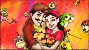 Bloom Busters – offizielles Xbox-Bild mit Jimmy und Jessie