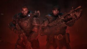 Gears of War: E-Day – Marcus und Dom vor dem Start von Season 1: Emergence