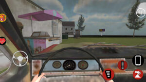 Streamer Life Simulator Android – offizielle Google-Play-Aufnahme mit Fahransicht in der Stadt