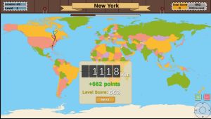 Geo IQ World Master – offiziell gezeigte Weltkarte und Ratespiel