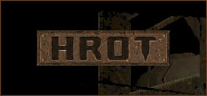 HROT – offizielles Steam-Bild mit metallischem HROT-Schriftzug vor dunklem Spielmotiv