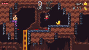 Cave Ranger – offizieller Gameplay-Screenshot der 8-Bit-Cowboy-Abenteuerwelt