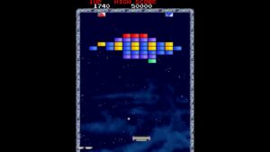 Arcade Archives 2 QUESTER – offizieller Nintendo-Screenshot aus dem Weltraum-Brick-Breaker