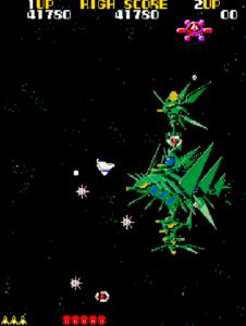 STINGER: offizieller HAMSTER-Spielbildschirm des Arcade-Shooters
