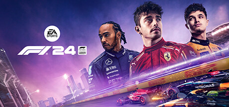 F1 24 – offizielles Key-Art mit Lewis Hamilton, Charles Leclerc und Lando Norris