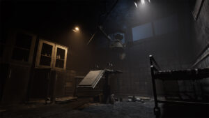 Legacy of Shnaus – offizieller Gameplay-Screenshot des verlassenen Untersuchungsraums