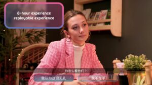 Speed Dates – offizieller PlayStation-Store-Screenshot mit einer der Dating-Szenen
