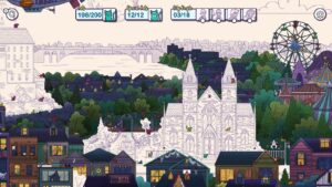 Offizieller Gameplay-Screenshot 3 aus Hidden Cats in Spooky Town