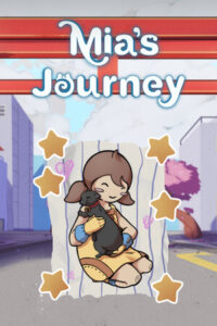 Mia's Journey – vertikales Steam-Produktmotiv