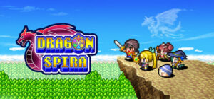 Dragon Spira: offizielles Pixelart-Keyart mit der Abenteurergruppe