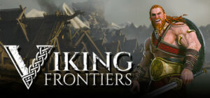 Viking Frontiers – offizielles Steam-Motiv mit Wikinger und Siedlung