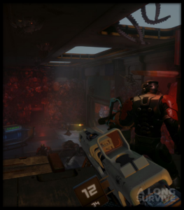 The Long Survival – offizieller Spiel-Screenshot des kooperativen VR-Survival-Shooters